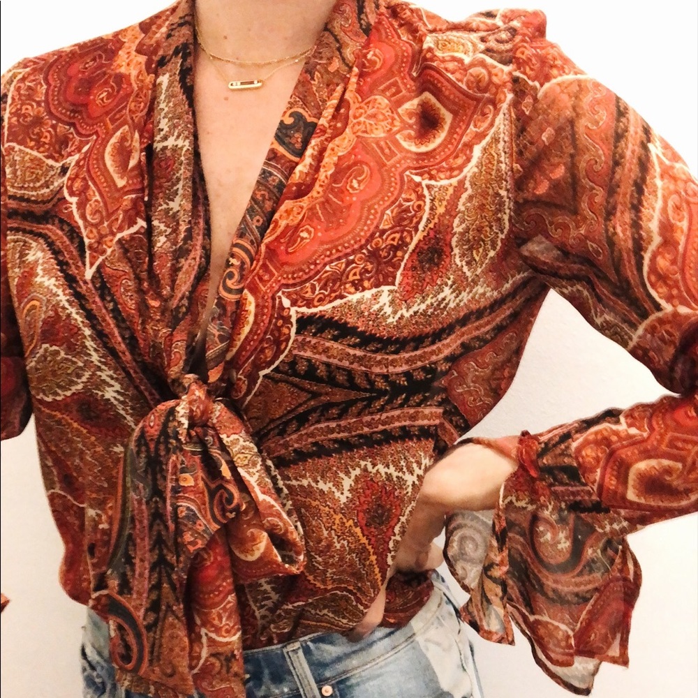 Printed blouse